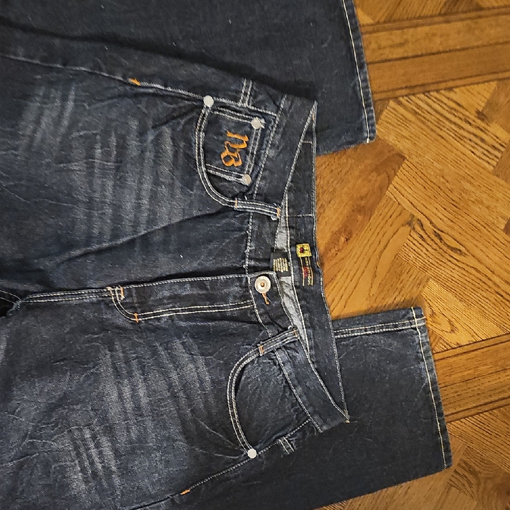 DB Men's Relaxed Denim Jeans - Dark Blue